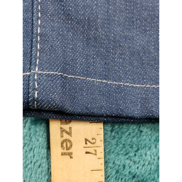 C&A Jeans Sz 28x28 Mens Blue Denim Stretch Pants Straight Button Closure NWT - Picture 8 of 13
